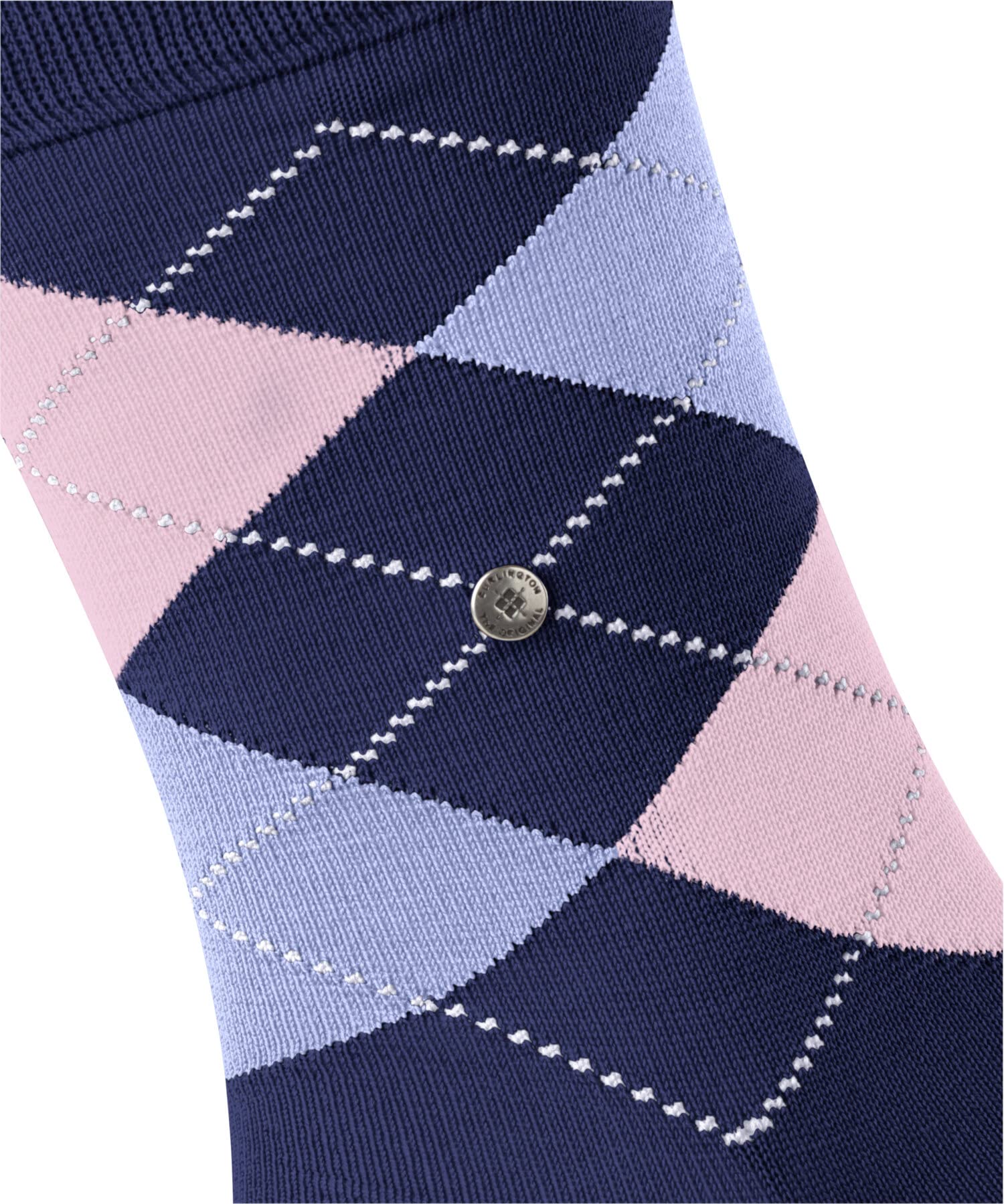 burlington-manchester-chaussettes-homme-coton-bleu-night-blue-40-46 image 3