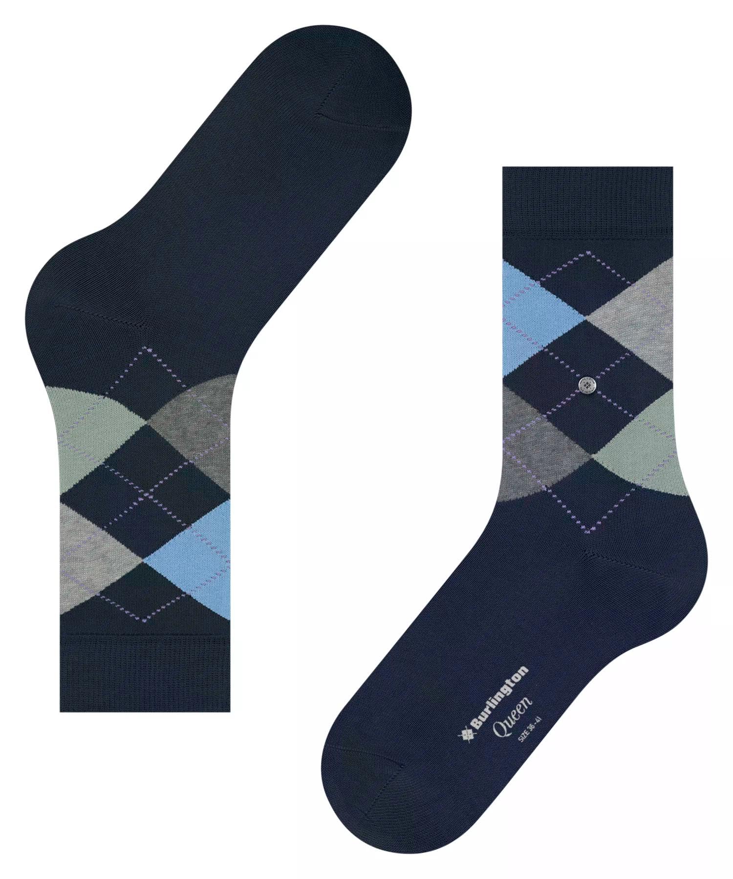 burlington-queen-chaussettes-femme-coton-dark-navy-6370-36-41 image 5