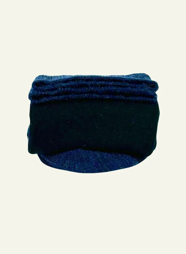archiduchesse-de-laine-chaussettes-mi-hautes-noir-en-laine-m-rinos image 1