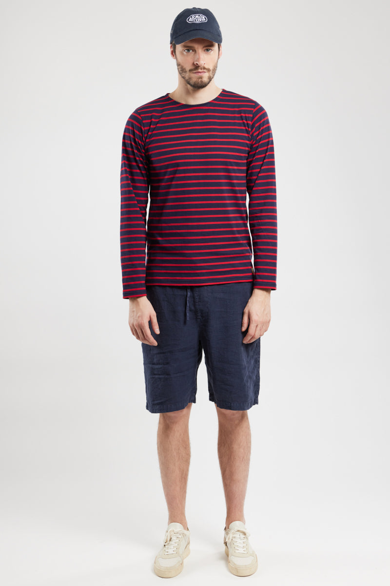 armor-lux-marini-re-ploz-vet-homme-coton-l-ger-145g-m-col-bateau image 3