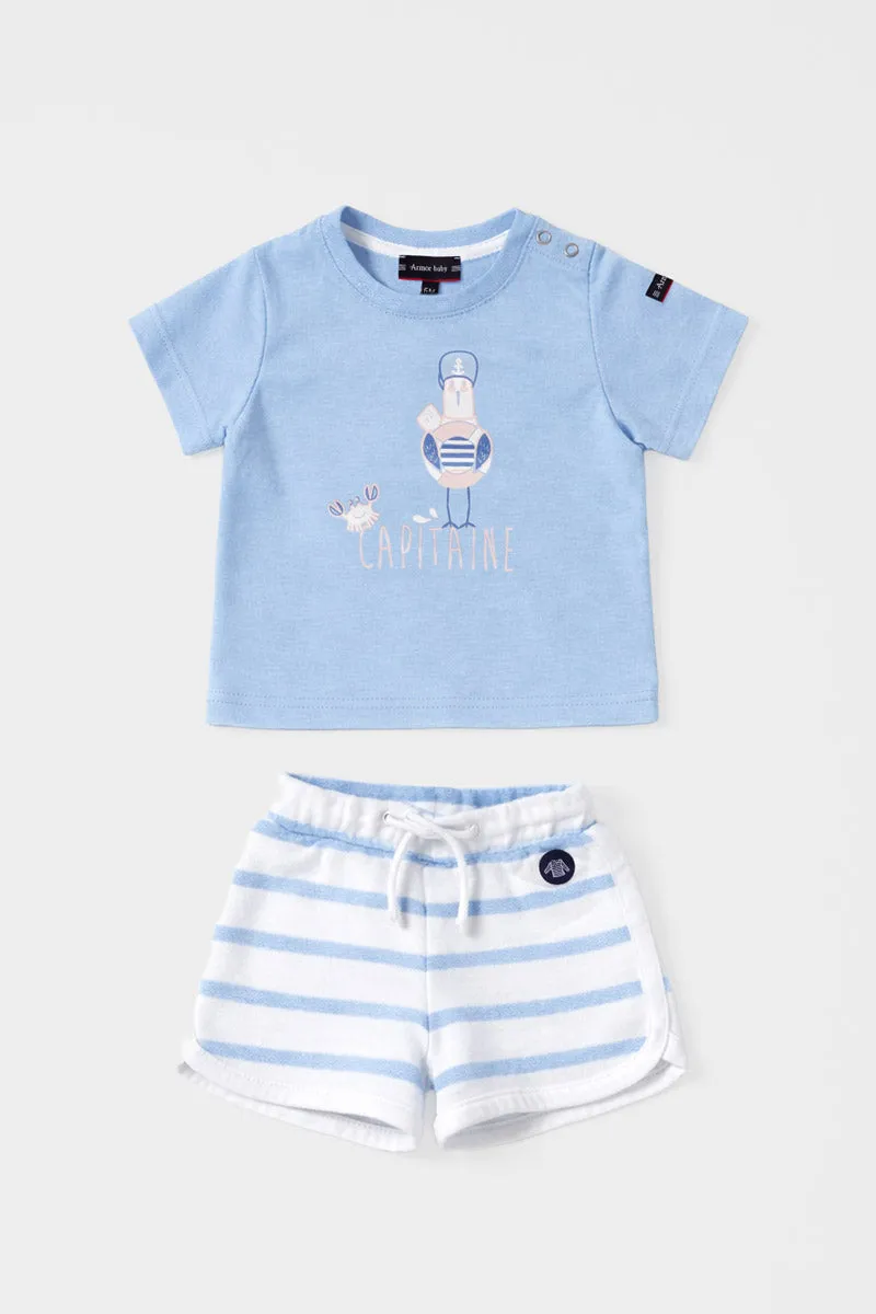 armor-lux-pyjama-capitaine-baby-pyjama-b-b-coton-l-ger image 1