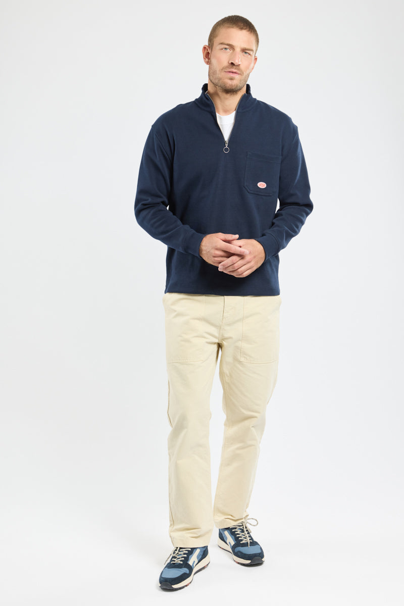 armor-lux-sweat-homme-col-camionneur-h-ritage-coton-pais image 3