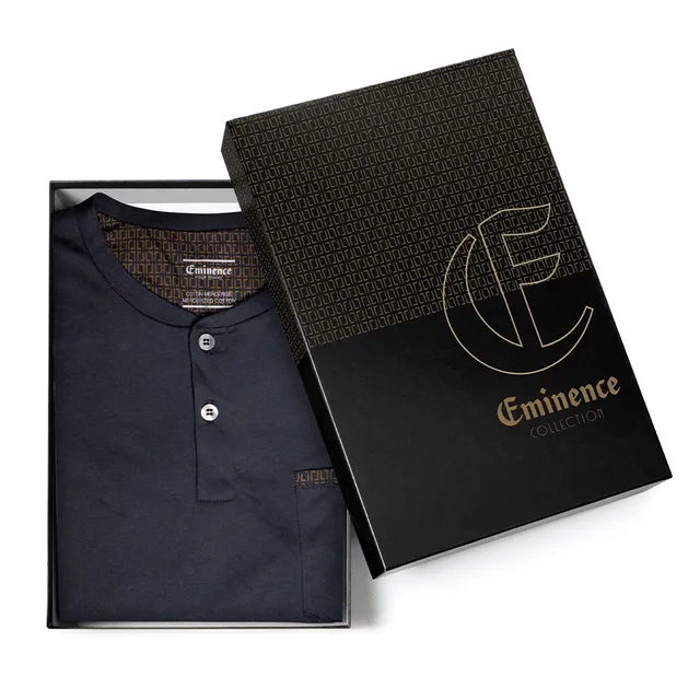 eminence-dition-gold-pyjama-long-col-t-homme-en-bo-te-cadeau image 1