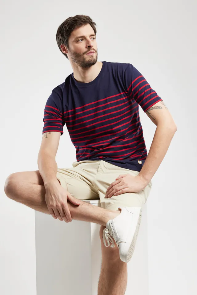 armor-lux-marini-re-etel-homme-manches-courtes-coton-l-ger image 1