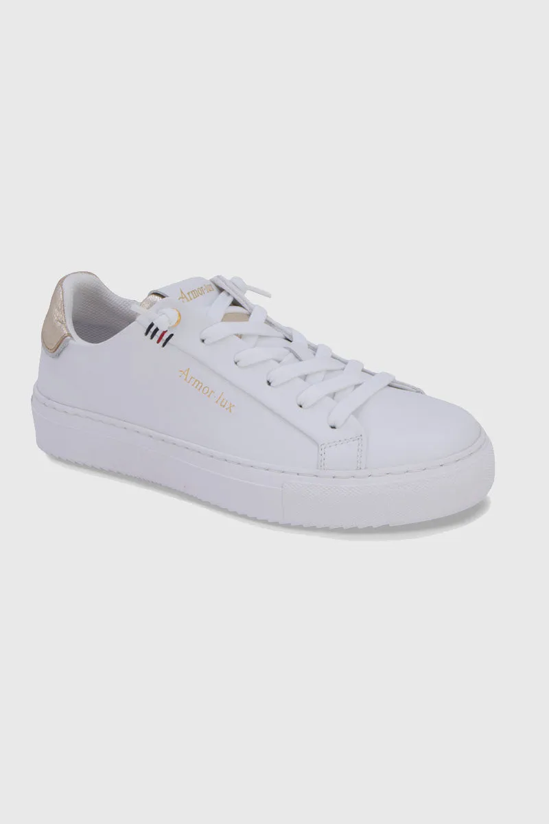 armor-lux-regate-baskets-basses-cuir-mixte image 1
