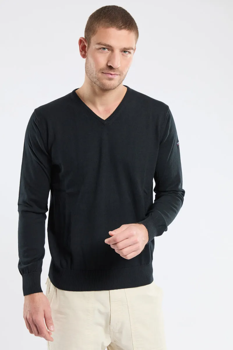 armor-lux-pull-col-v-henvic-homme-100-coton image 1