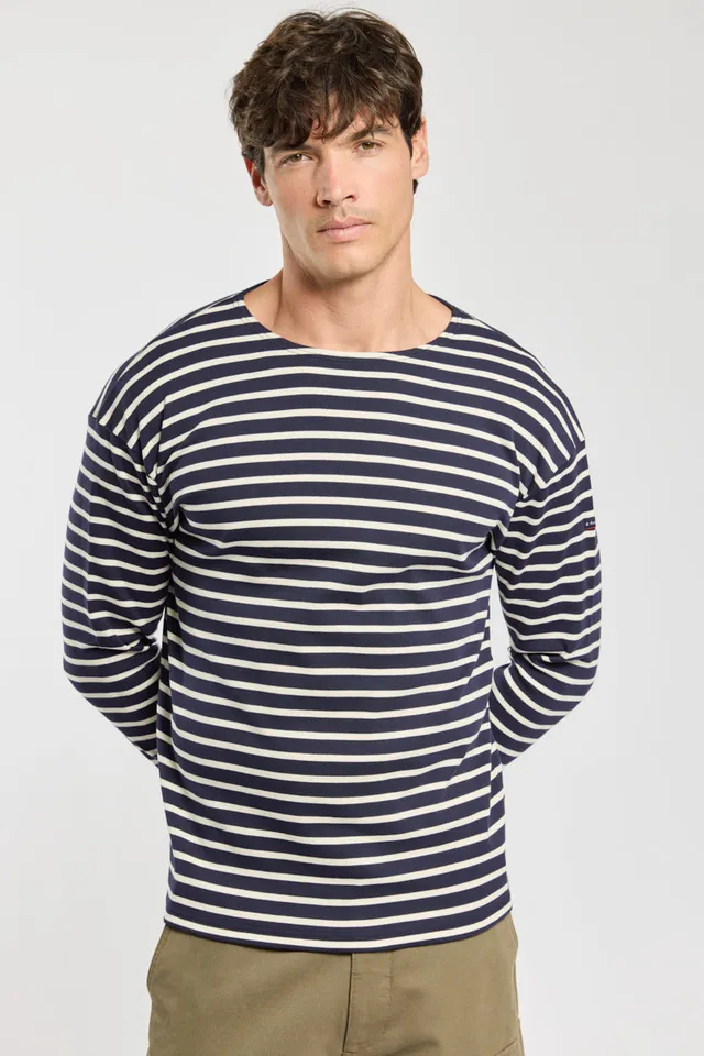 armor-lux-marini-re-loctudy-marini-re-homme-coton-pais-260g-m-col-bateau image 1