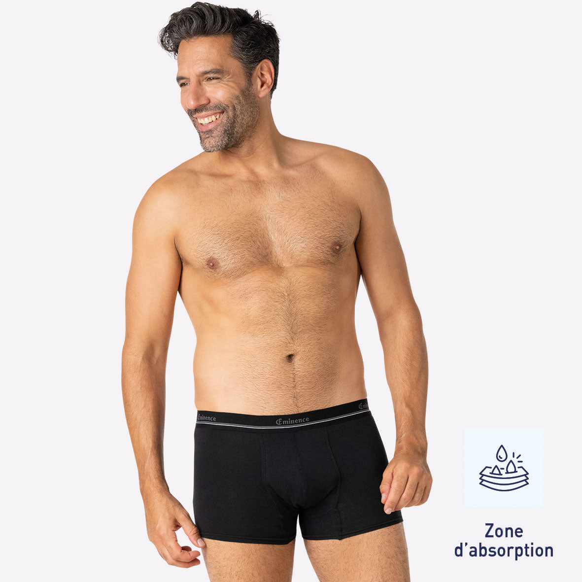 eminence-s-r-nit-h-ritage-boxer-fuites-urinaires-homme-noir-lot-de-3 image 2