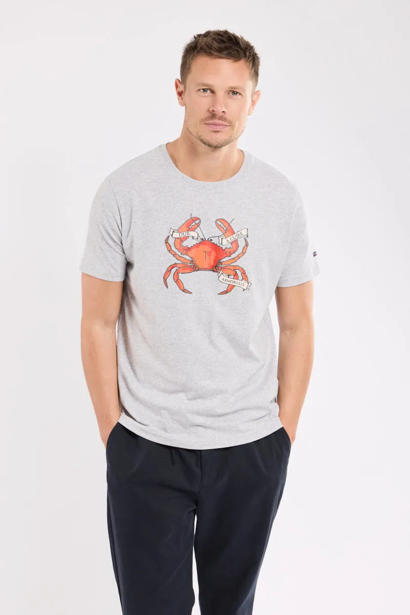 armor-lux-t-shirt-homme-crabe-coton-l-ger-col-rond image 1