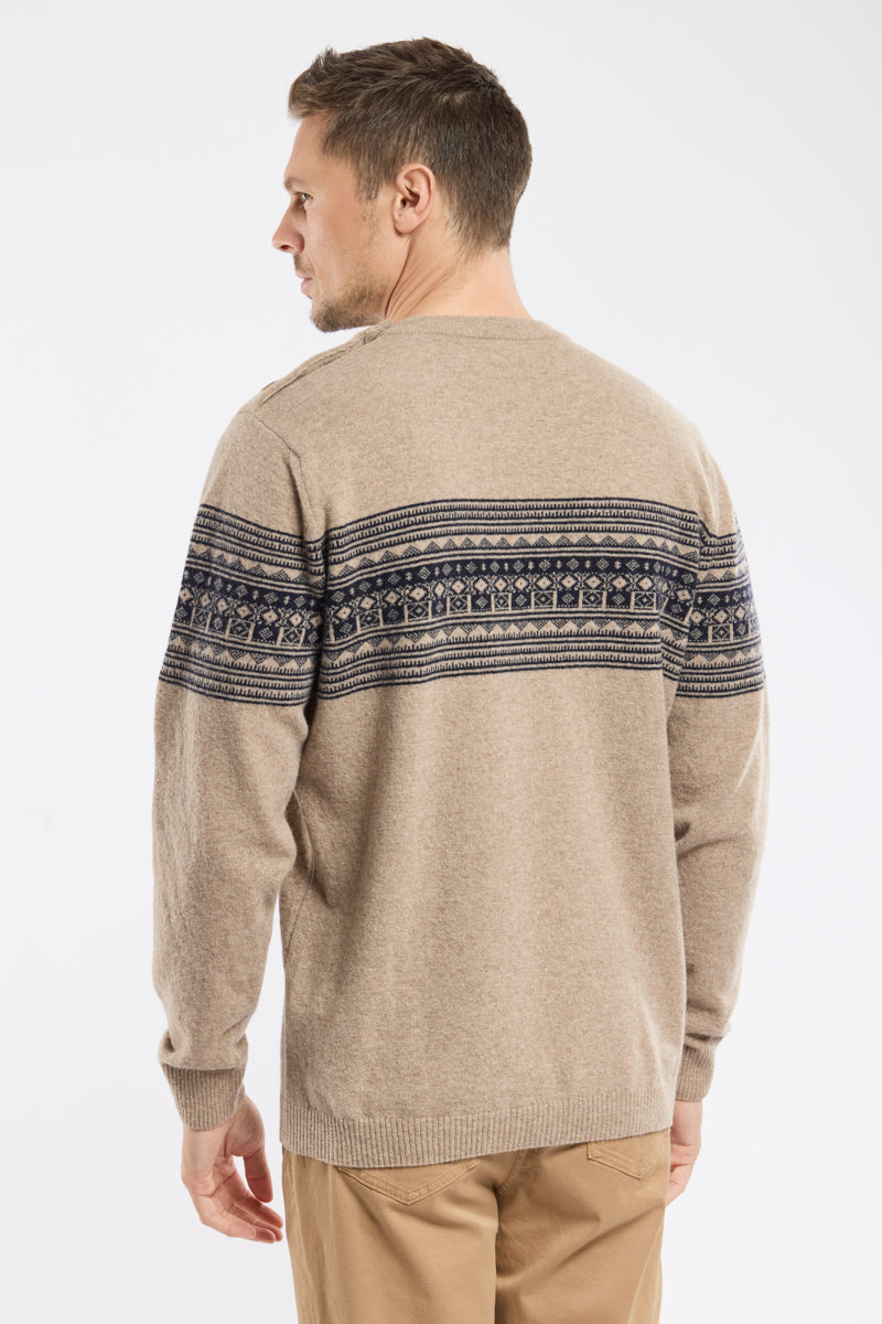 armor-lux-deauville-pull-marin-jacquard-homme-laine image 4