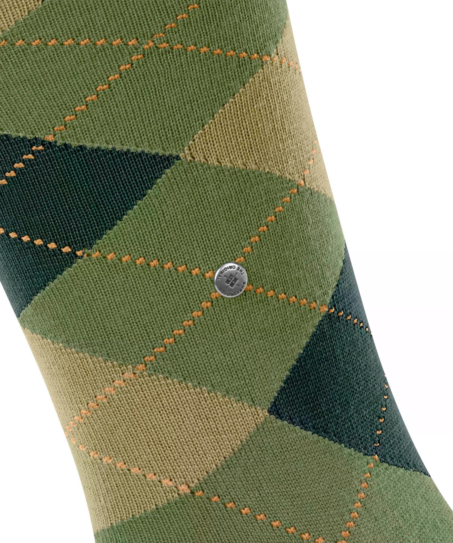 burlington-edinburgh-chaussettes-longues-homme-vert-jade-7685-40-46 image 5