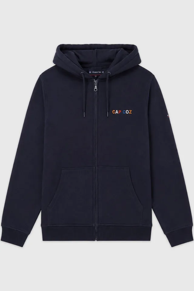 armor-lux-sweat-zipp-le-cap-coz-2026-molleton-gratt-unisexe image 1