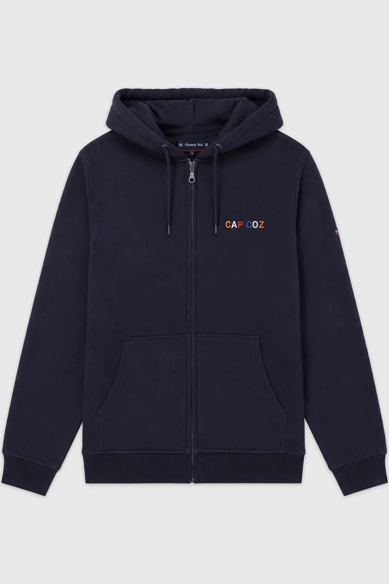 armor-lux-sweat-zipp-le-cap-coz-2026-molleton-gratt-unisexe image 1