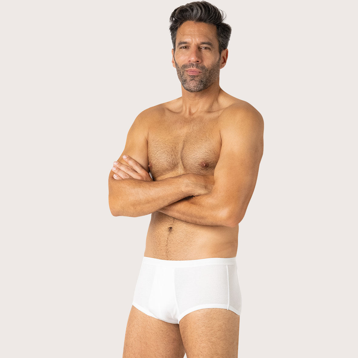 eminence-lot-de-3-slips-homme-taille-haute-ouvert-pur-coton-premium image 2