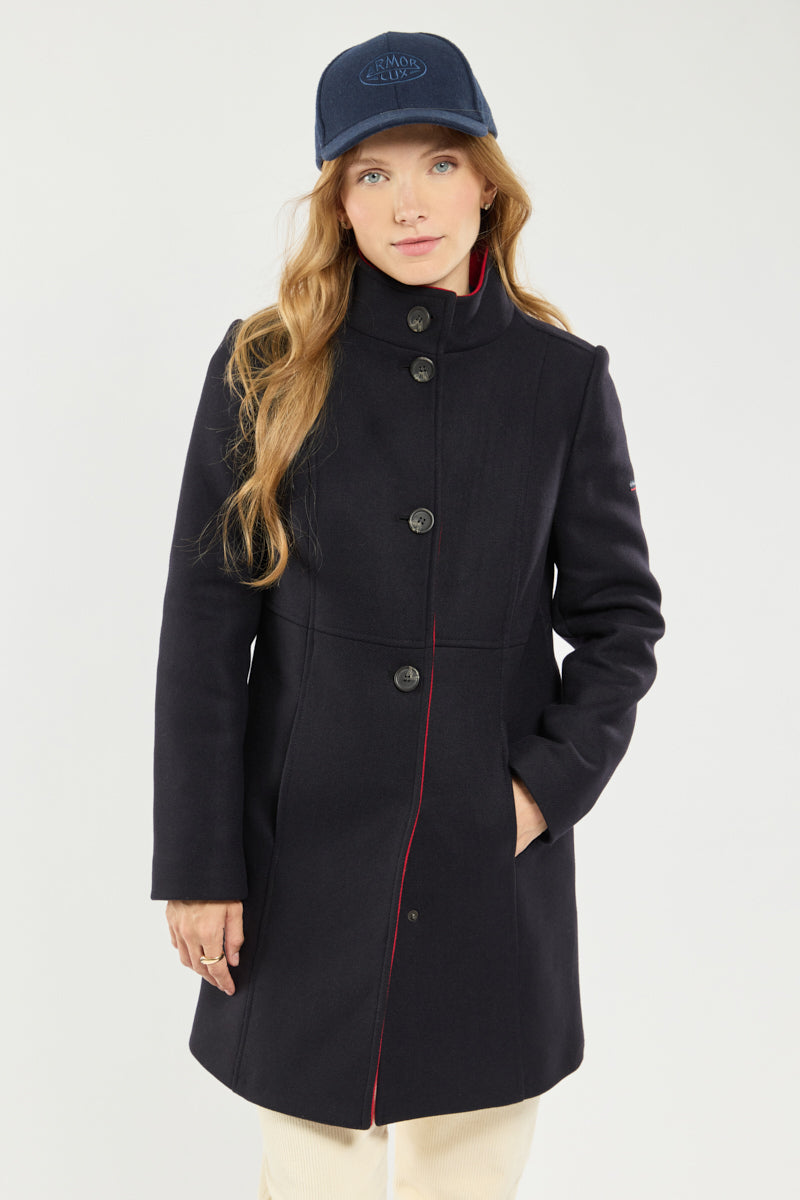 armor-lux-manteau-femme-bi-colore-laine image 1