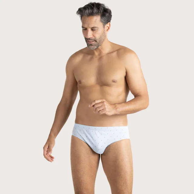 eminence-slip-taille-basse-homme-motifs-coton-merceris image 1