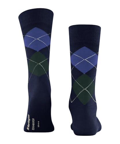 burlington-edinburgh-chaussettes-homme-laine-fantaisie-bleu-royal-6879-40-46 image 7
