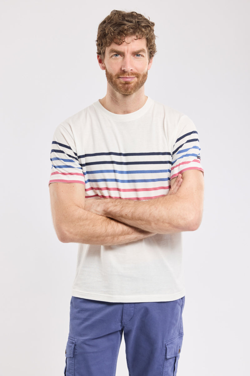 armor-lux-t-shirt-ray-homme-coton-l-ger-4-couleurs image 5
