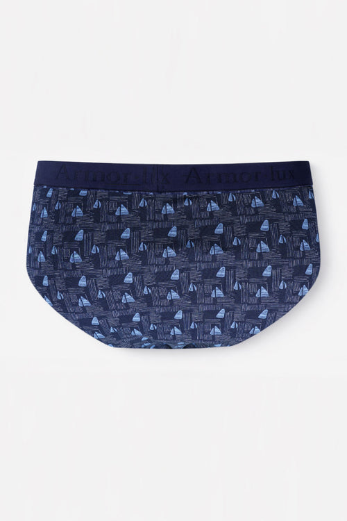 armor-lux-slip-imprim-poissons-coton-homme image 3