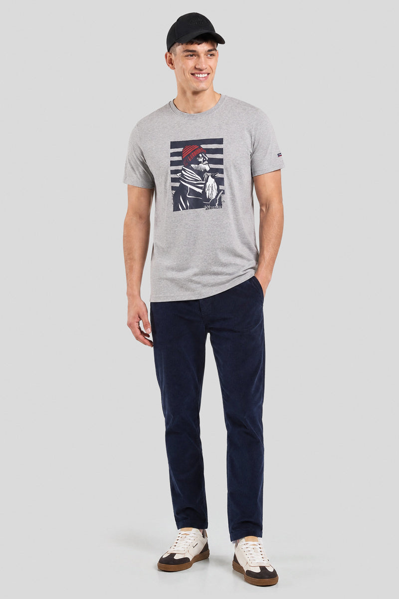 armor-lux-t-shirt-homme-s-rigraphi-coton-l-ger-160g-m image 3