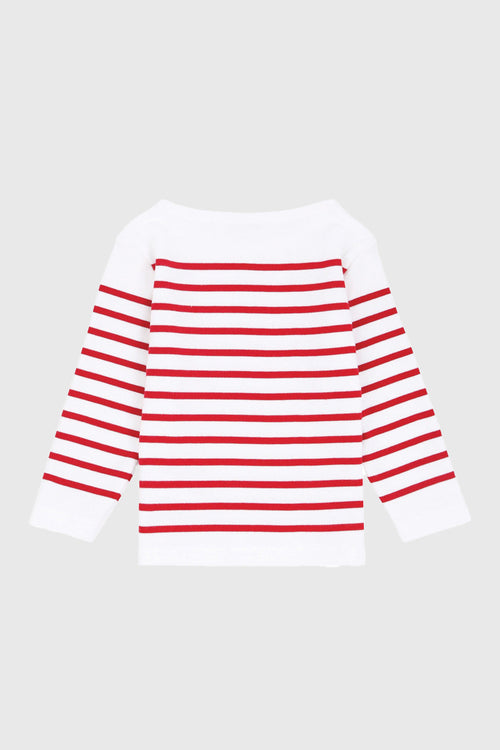 armor-lux-marini-re-enfant-ray-e-bretonne-coton-interlock-col-bateau-2 image 3