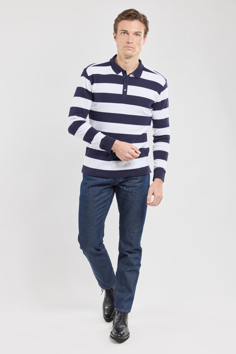 armor-lux-polo-rugby-pleuven-homme-coton-manches-longues image 3