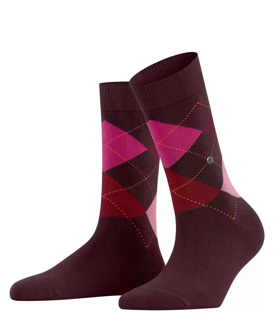 burlington-queen-chaussettes-femme-rouge-chianti-8370-36-41 image 1