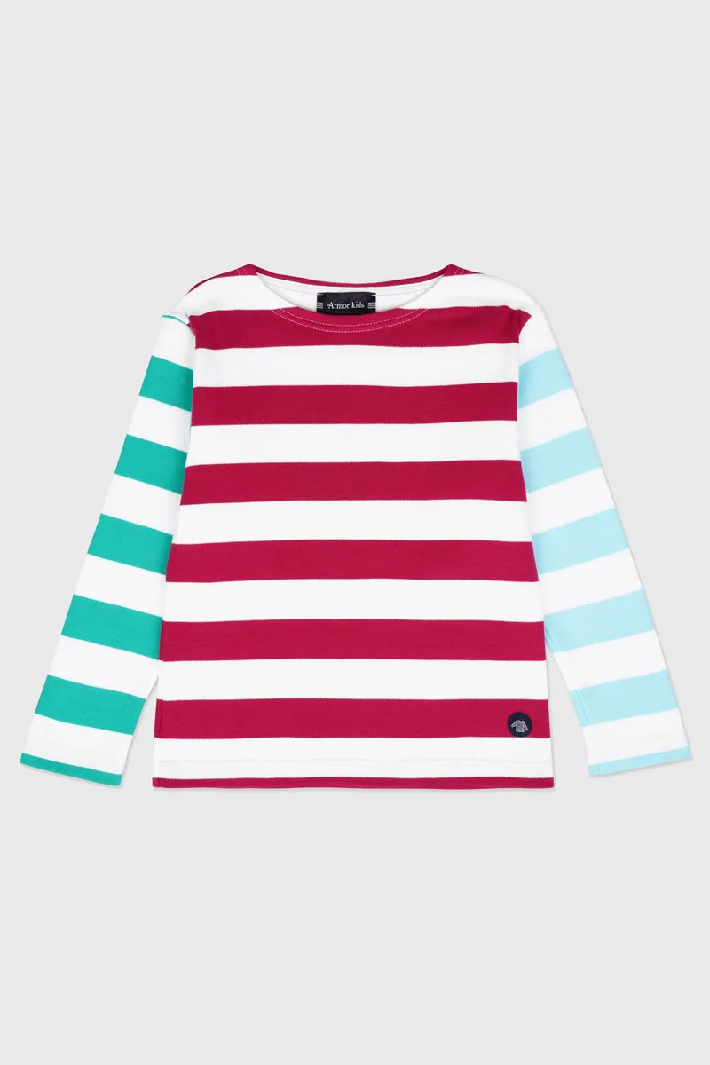 armor-lux-marini-re-fantaisie-kids-t-shirt-manches-longues-coton-pais image 1