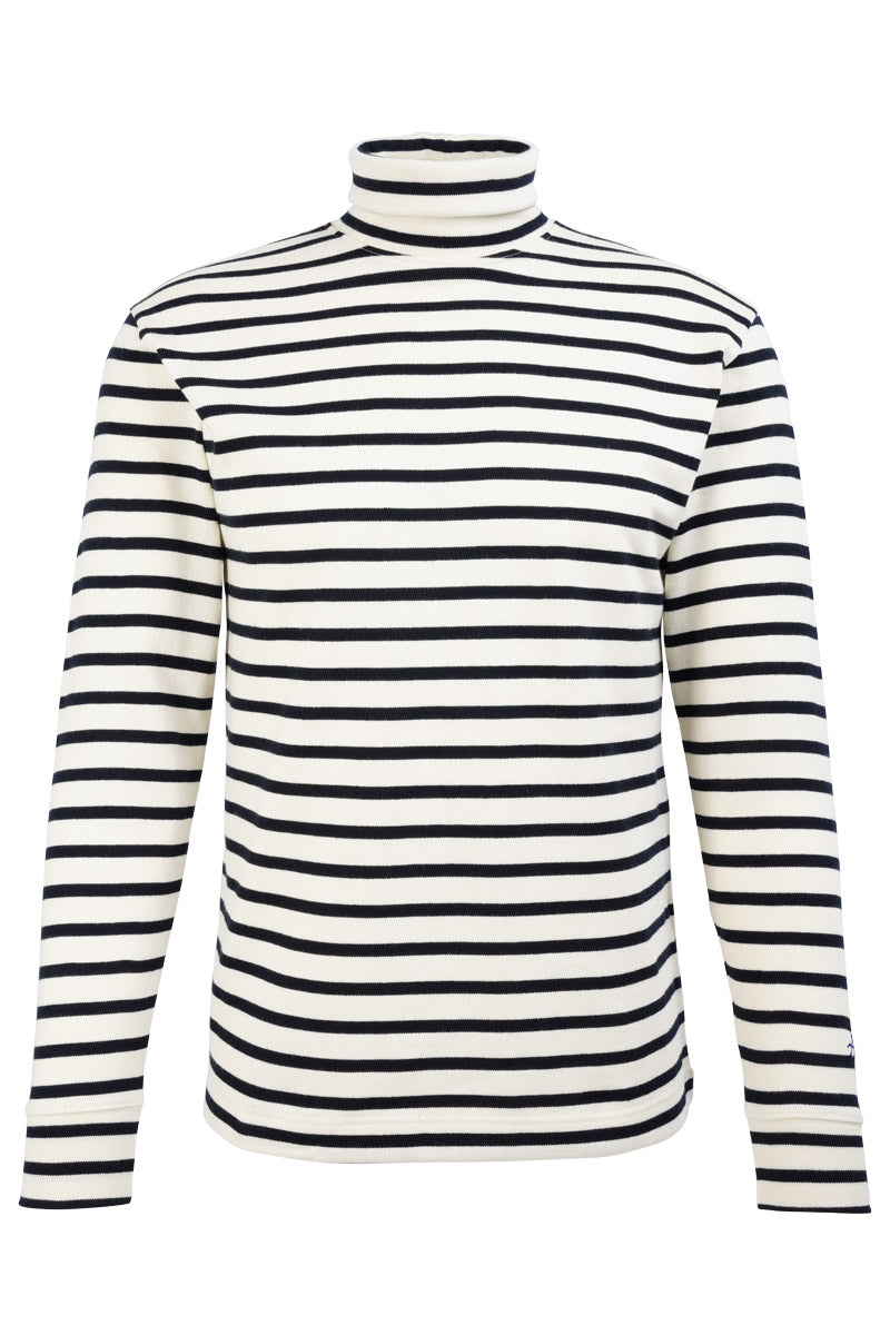 armor-lux-h-ritage-t-shirt-manches-longues-coton-col-montant-homme image 1