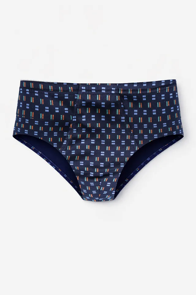 armor-lux-slip-ouvert-homme-imprim-coton-bio image 1