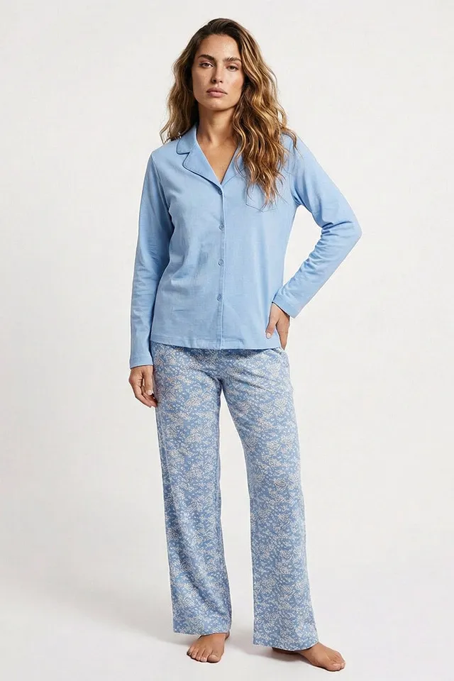 armor-lux-pyjama-motifs-femme-coton image 1