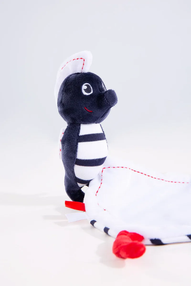 armor-lux-doudou-hippocampe-velours-et-coton-35-cm image 1