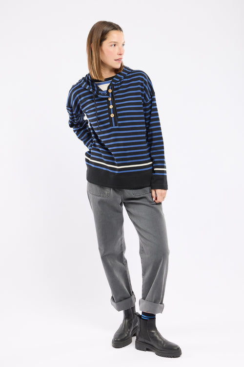 armor-lux-marini-re-capuche-femme-100-coton-rustique-245g-m2 image 4