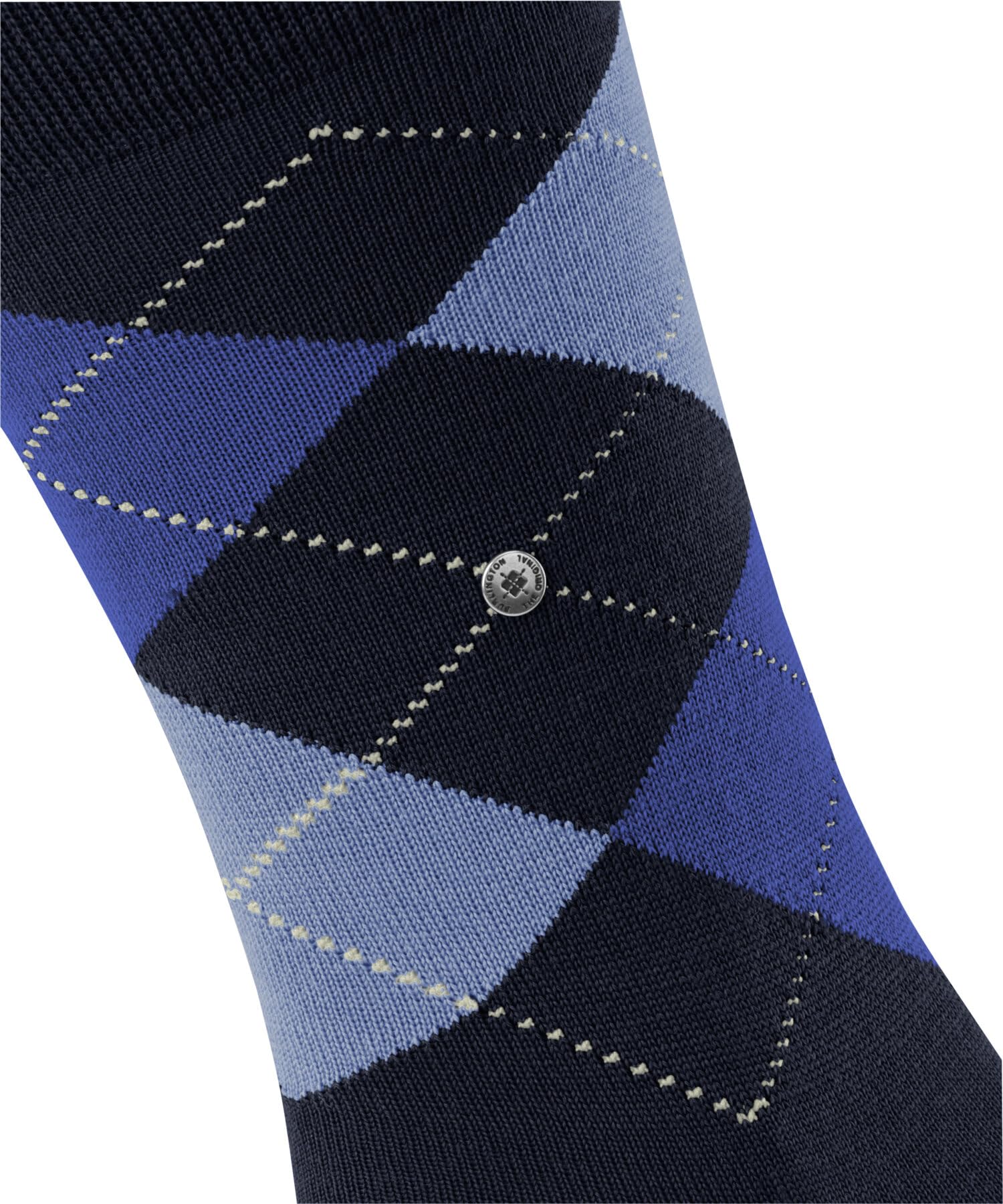 burlington-edinburgh-m-chaussettes-homme-laine-fantaisie-bleu-marine-6120-46-50 image 4