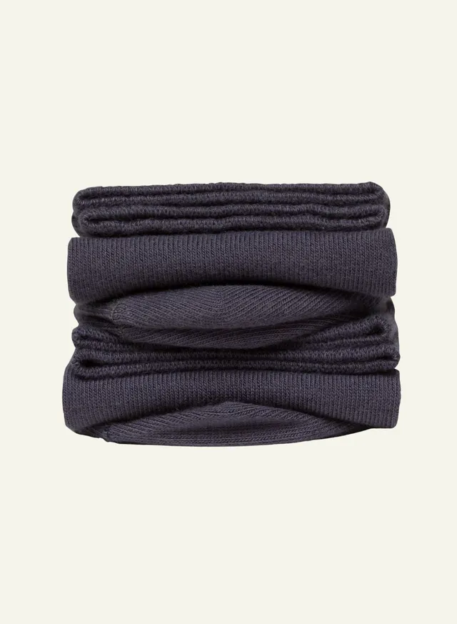 archiduchesse-bleu-marine-chaussettes-de-ville-mi-hautes image 1