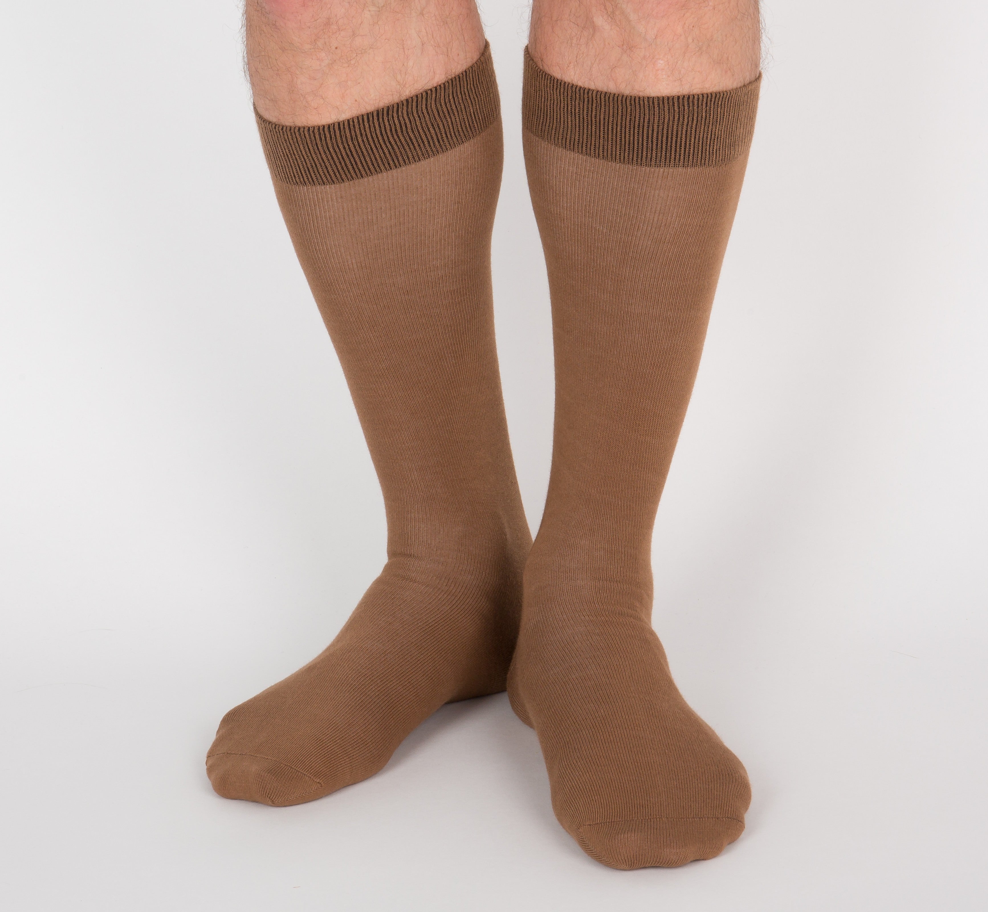 archiduchesse-marron-chocolat-au-lait-chaussettes-de-ville image 6