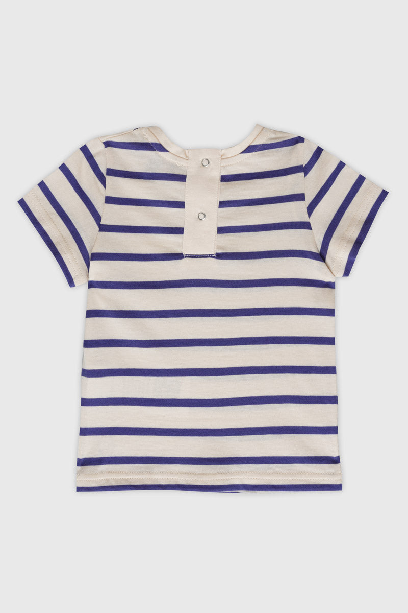 armor-lux-marini-re-manches-courtes-baby-coton image 2