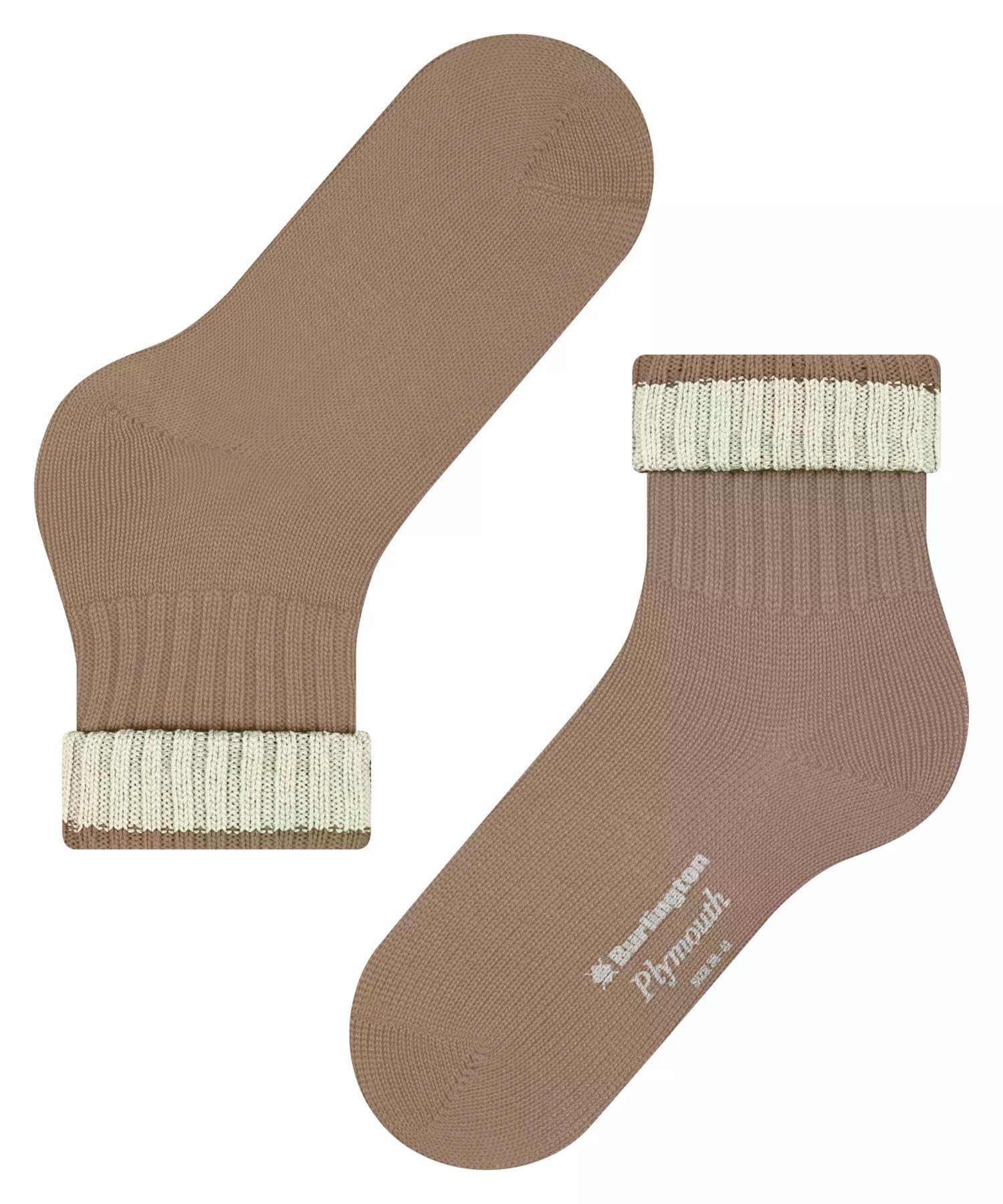 burlington-plymouth-chaussettes-femme-en-laine-marron-camel-hair-5063-36-41 image 5