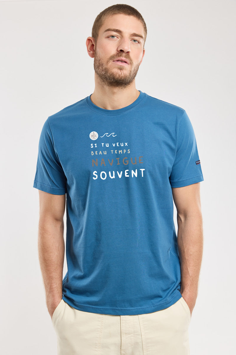 armor-lux-t-shirt-almanach-marin-breton-coton image 1