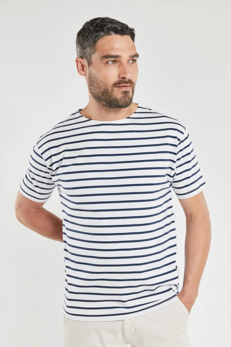 armor-lux-marini-re-homme-manches-courtes-coton-l-ger-classe-de-mer-2 image 1
