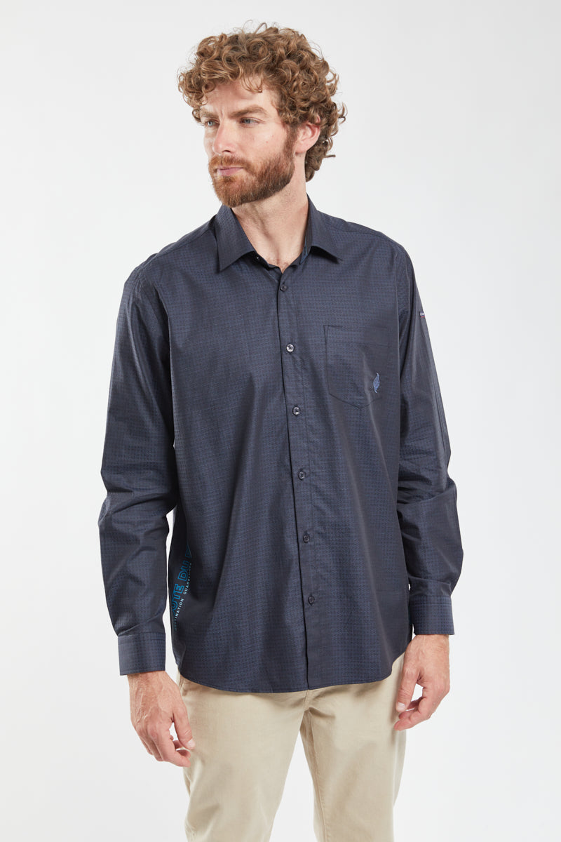 armor-lux-route-du-rhum-guadeloupe-chemise-homme-brod-e-coton image 1