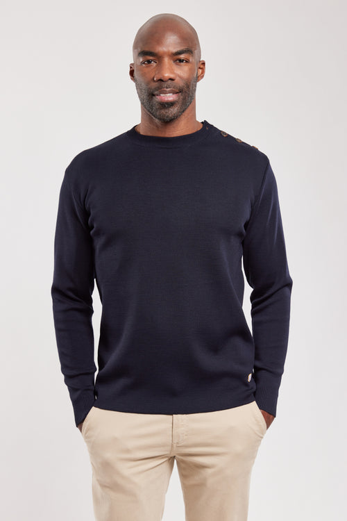 armor-lux-drenec-pull-marin-homme-haute-densit image 2