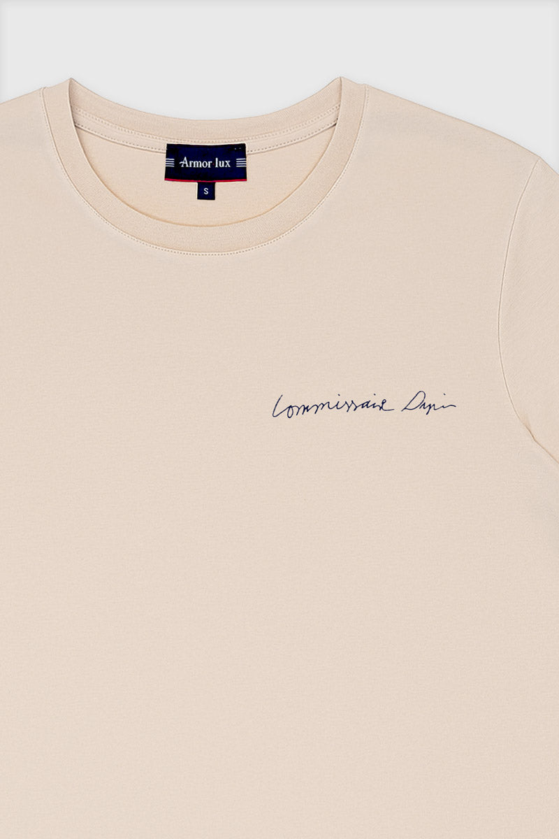 armor-lux-t-shirt-commissaire-dupin-mixte-coton image 3