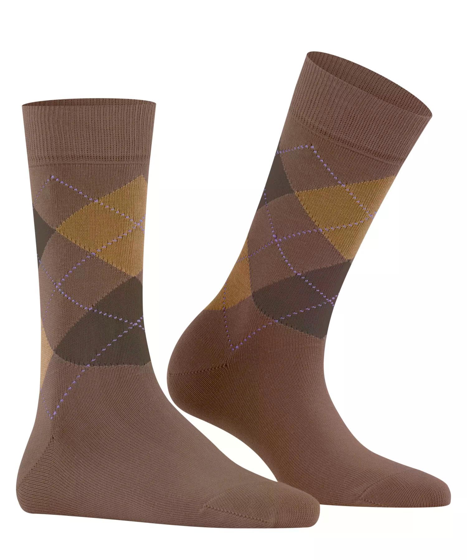 burlington-queen-chaussettes-femme-coton-fantaisie-marron-nougat-5020-36-41 image 5