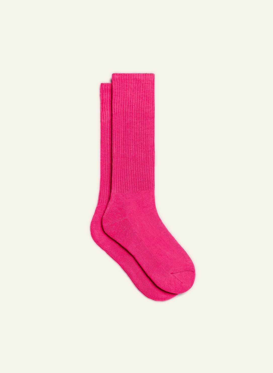 archiduchesse-bouclette-rose-framboise-mi-chaussettes-hiver image 2