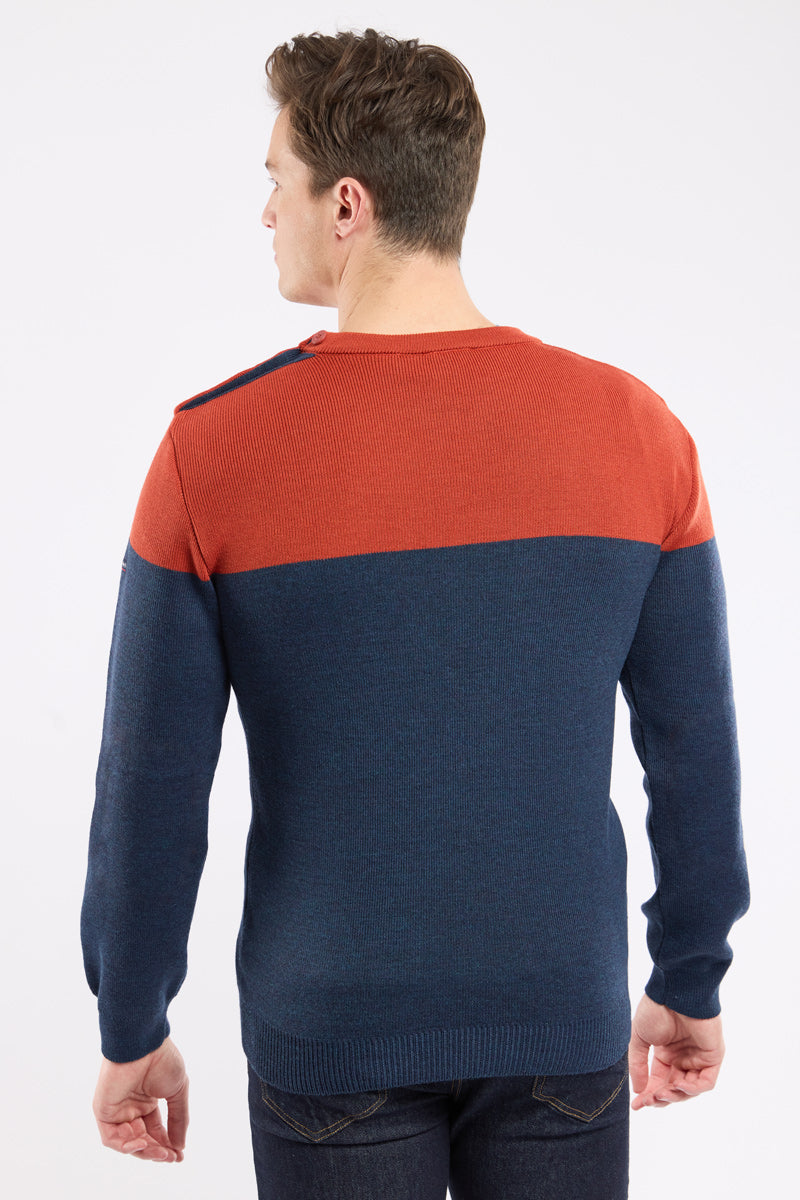armor-lux-pull-marin-bi-color-homme-laine image 4