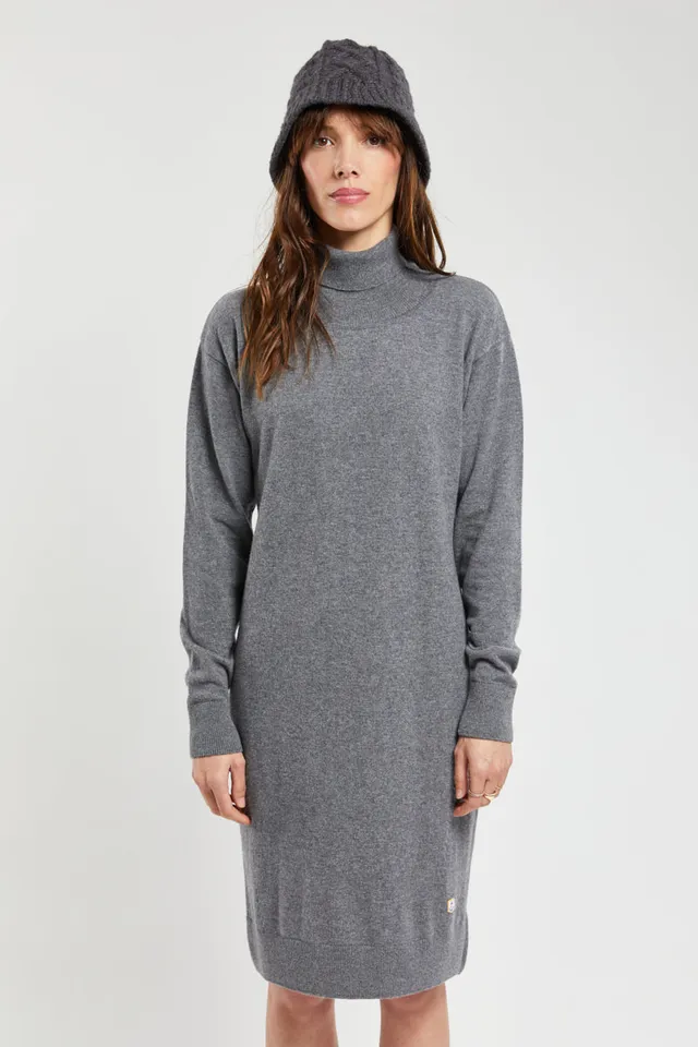 armor-lux-h-ritage-robe-pull-col-roul-laine-et-cachemire image 1
