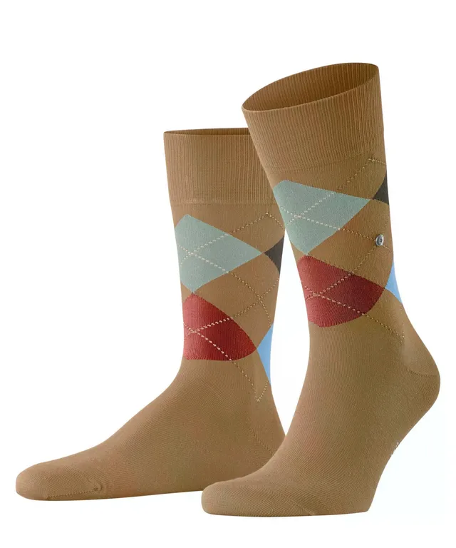 burlington-king-chaussettes-homme-coton-fantaisie-marron-bisquit-5154-40-46 image 1