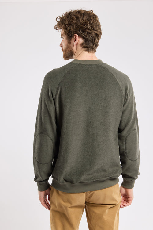 armor-lux-sweatshirt-homme-manches-raglan-coton image 5