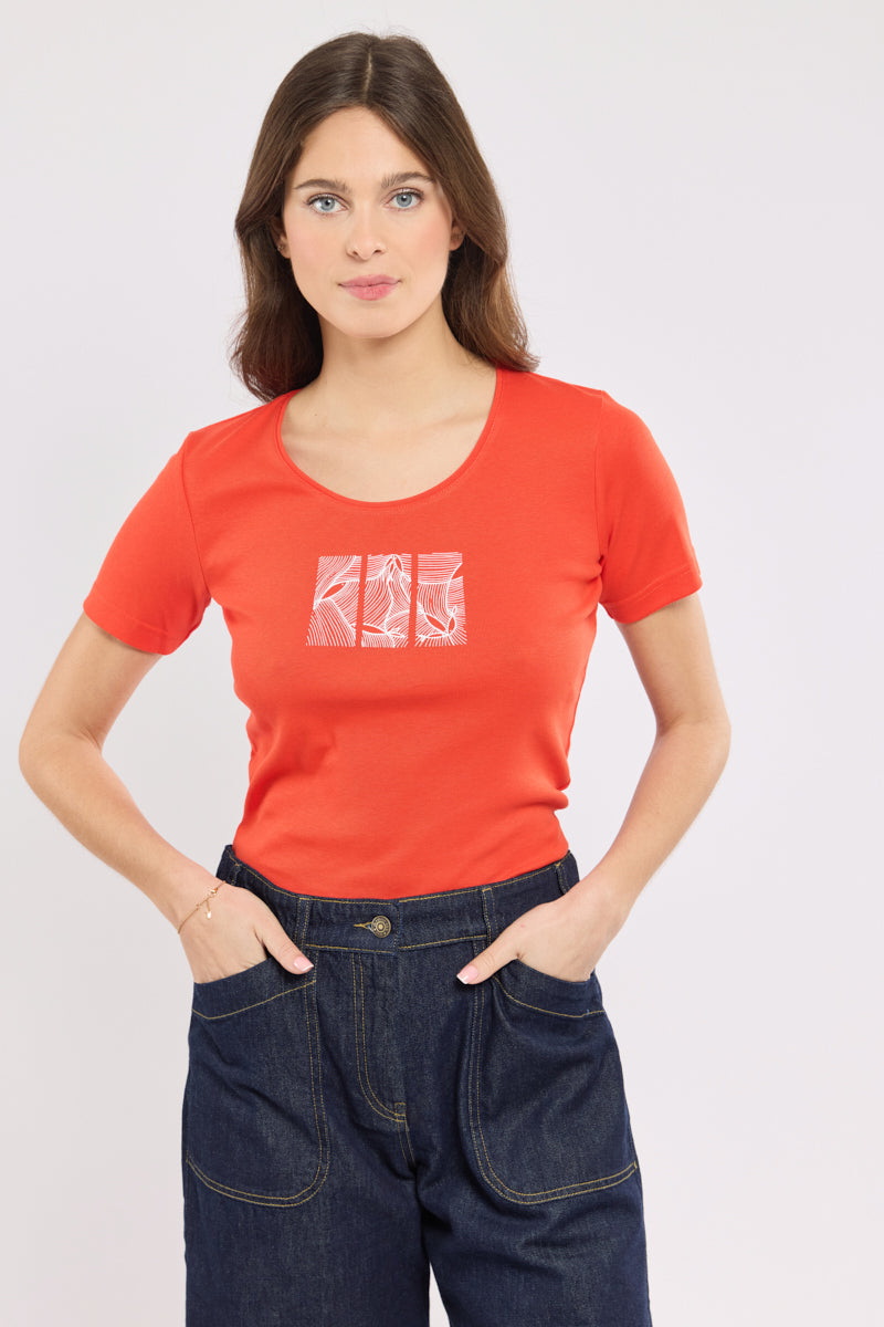 armor-lux-t-shirt-s-rigraphi-femme-coton-l-ger-2 image 1